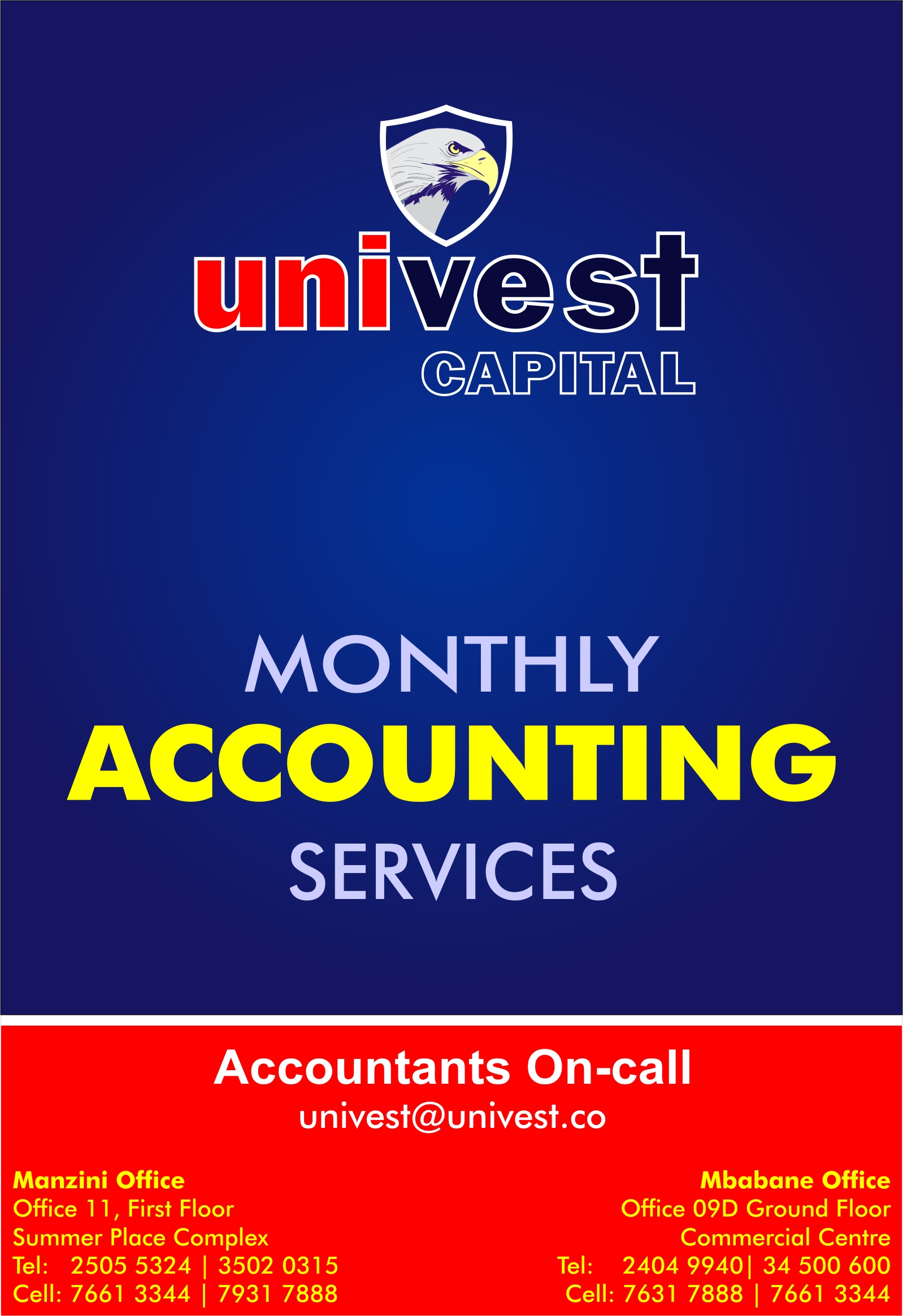 Univest Monthly Accounting Services P1
